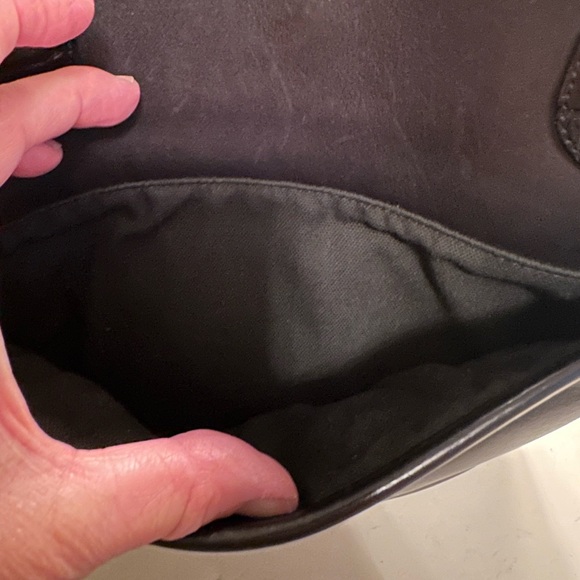 Brighton black leather shoulder tote - Picture 7 of 9